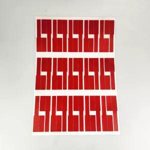 케이블타이 정리함 전선 분류 스티커 네임택 레드 전선정리 이름표