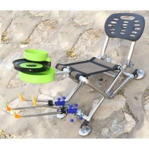 경사면 낚시의자 각도 초경량 접이식 갯바위의자 소좌대 높낮이 캠핑 등받이 좌대의자 하얀색