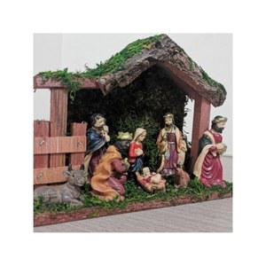 부활절 선물 예수상 가정을위한기도 종교 모형 장식품 구세주 책상 요셉 노벨티 구유 생일