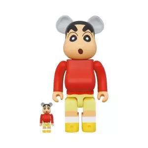[정품] 베어브릭 Bearbrick Crayon Shin-chan 100%  400% Set 짱구는 못말려 세트 901999