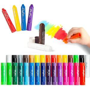 메이모이 템페라 색칠하기 세탁 30가지 밝은 스틱 페인트 학생을 청소년과 건조 색상 가능한 크레용 빠른 쉽고 위한