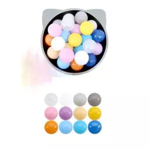유아 키즈 실내 놀이방 85mm 오로라볼 약80개/볼풀공/볼풀볼/놀이/컬러/대용량/키즈카페/가정용