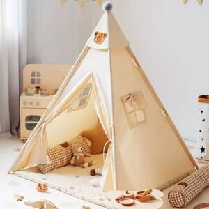 난방 보온 수면 방한 캐노피 사각난방텐트 1인용 실내 연두 별자리 암막 싱글