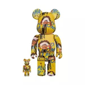 [정품] 베어브릭 Bearbrick Andy Warhol x Jean-Michel Basquiat #3 100%  400% Set 앤디 워홀 장미셸 바