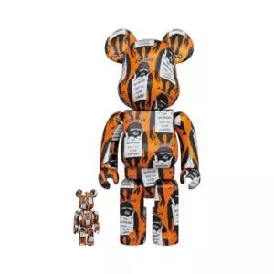 [정품] 베어브릭 Bearbrick Monkey Sign Orange 100%  400% Set 몽키 사인 오렌지 세트 901983