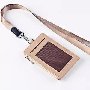 카드지갑 목걸이형 교통카드 케이스 지퍼 홀더 사원증 수납