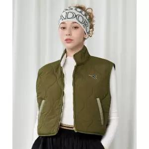 디아도라 diadora 크로스코트 패딩 베스트 우먼 KHAKI D4422TPV72KAS 444827