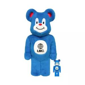 [정품] 베어브릭 Bearbrick x LMC 100%  400% Set Blue 세트 블루 901974