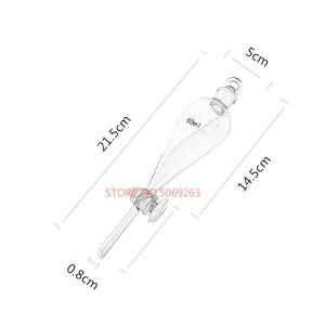 호환 유리 마개 분리 깔때기  나사 탭 실험실 제품  크기  60mL  2000mL