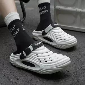 남성 2컬러 에어볼륨 샌드 클로그 슬리퍼 CRS12