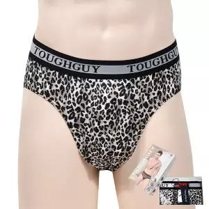 [하프클럽/소곳]호피 패턴 뛰어난 착용감 남성 3D 입체라인 삼각 팬티 3매입0