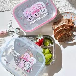 [하프클럽/브이와이]에스더버니 식판 도시락 6구 2종