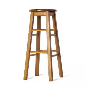 레트로 원목 우드 홈바의자 스툴 감성 높은 인테리어 빈티지 카페 아우얼스