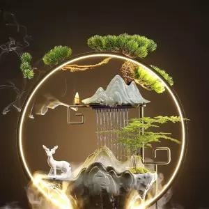 실내 분수대 스타일 인공 폭포 세라믹 안개 인테리어 발생기 아우얼스룸 11