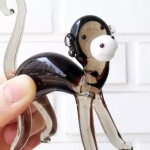 TBZ 레트로 빈티지 몽키 글라스장식 1개