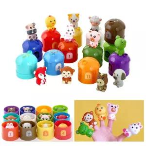 돌아기 인지 언어발달 유아수학 동물 숫자놀이 장난감 사고력 숫자교구 교구