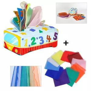 어린이집 스카프 촉감놀이 유아교구 장난감 set 인기 호기심자극 추천