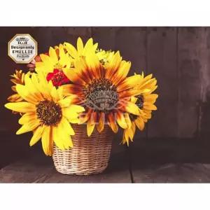 TBZ 만개한 해바라기 (3D)(사각) 보석십자수 30x40