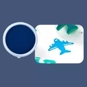 어린이집 유아미술 스탬프 도장찍기 잉크패드 파랑 엄마표미술놀이 물감찍기