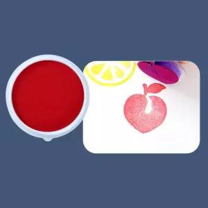 어린이집 유아미술 스탬프 도장찍기 잉크패드 빨강 미술놀이 어린이집교구