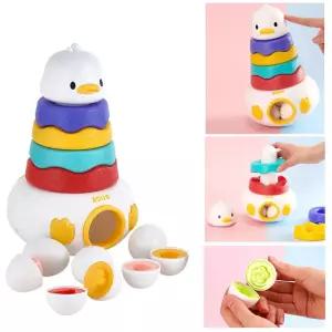 7개월 8개월아기 도형맞추기 링쌓기 오뚝이 장난감 탑쌓기 놀이교구