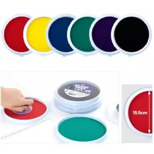 어린이집 유아미술 스탬프 도장찍기 잉크패드 6종 아동미술 도장놀이