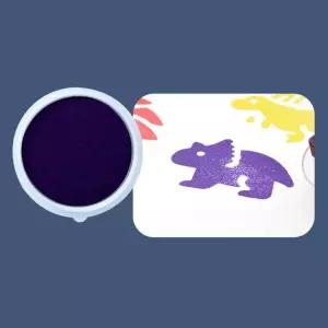 어린이집 유아미술 스탬프 도장찍기 잉크패드 보라 스탬프놀이 스템프