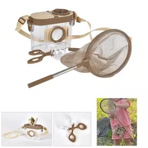 어린이 숲체험 바깥놀이 잠자리채 곤충채집통 채집집게set 야외활동 자연학습