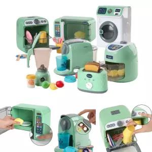 어린이집 키즈카페 세탁기 커피머신 주방놀이 장난감set 흥미up 주방놀이소품