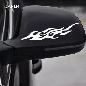 S 불꽃 차량용 데칼 스티커 / DIY 자동차 주유구