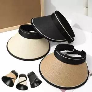 썬캡 접이식 여름 라탄 모자 LM-0596