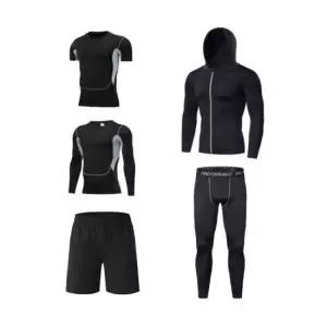 남자운동레깅스 남성 런닝복 트레이닝복 후드 반팔 긴팔 바지 세트