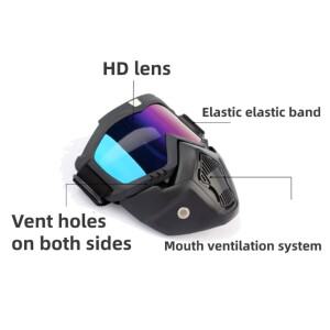 호환 풀페이스 전술 마스크 키즈 젤 소프트 EVA 페인트 볼 Airsoft CS Go Toys 블래스터 총 Nerf Crystal B