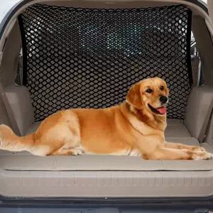 카독 배리어 네트 탄성 봉투 러기지 네트(47.24인치 x 33.85인치) 이중층 안전망 애견 차량용 범용 메시