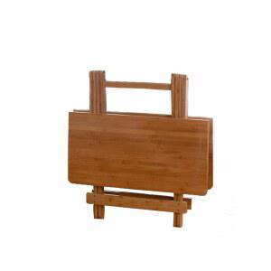 테이블 캠핑 아파트 대나무 가스버너테이블 사각형 원목 휴대용 인용 접이식 마차