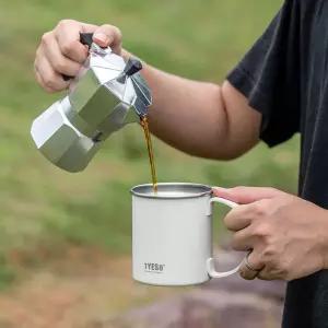 스테인레스 캠핑용 컵 머그 백패킹 낚시 등산 휴대용 캠핑용컵 백패킹용