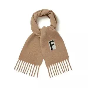 남성 로고 자카드 알파카 Fringe 프린지 목도리 머플러 52 0108 0770181)
