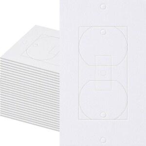 콘센트 절연체 드래프트 실러, 30팩 전기 절연 패드, 벽, 조명, 스위치 소켓 커버용 EVA 폼 개스킷, 듀플렉스 토글 로커 벽판 개구부와 호환 가능