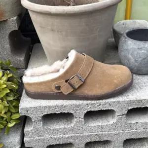 BAZE 키높이 발편한 겨울 4cm 블로퍼 가을 따뜻한 양털