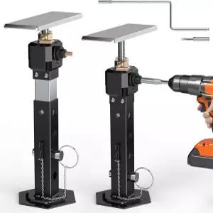 RV 슬라이드 아웃 서포트 잭 13 -26 (전기 드릴 조정) 캠핑카 및 여행 트레일러용 헤비 듀티 스태빌라이저