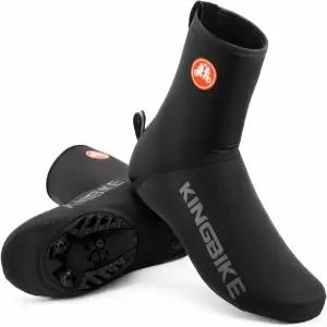 킹바이크 사이클링 슈 커버 겨울 방풍 워머 안감 발수 신발 남성용 로드 바이크 MTB