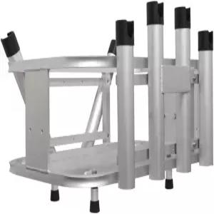 익스트림 맥스 3005.4257 알루미늄 제트 스키 PWC 낚싯대 랙 및 쿨러 콤보 - 로토팍스 연료 캔 마운트와