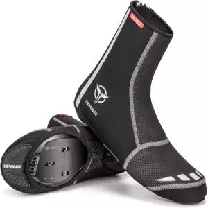 GEWAGE 자전거 신발 커버 - 따뜻한 방풍 산악 도로 오버슈즈 남성용
