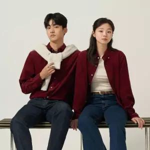 [백화점 정품] 빈폴 멘 [FW25]남녀공용 코듀로이 셔츠 - 레드 BC5964C336 LL