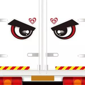 앵그리왕눈6 차량스티커 280x209mm 고휘도반사 대형 고휘도