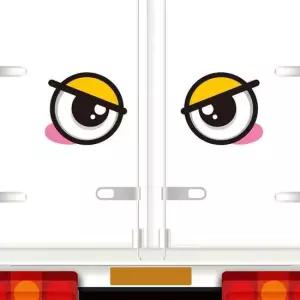 졸음운전방지 210x188mm 앵그리왕눈7 자동차스티커 고휘도