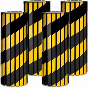 엘조이 4팩 차고 벽 보호대 주차용 폼 월 칼럼 코너 가드 범퍼 주차장용 반사 가장자리 기둥 패딩