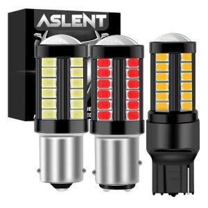 LED 자동차 테일 전구 브레이크 후진 신호등, 2X 1156 BA15S P21W BAY15D T20 7443 5730, 12V 24V