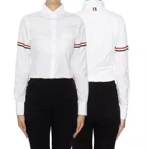 26SS 포플린 암밴드 클래식 라운드 칼라 셔츠 FLL019E 03113 100