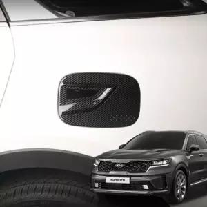 쏘렌토MQ4 주유구 커버 카본몰딩